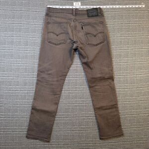 Levi's 511 Men's Jeans Gray Denim Slim Fit Stretch Size 32x30